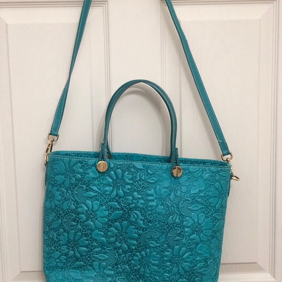 SOLD Borse Italian Leather Shoulder Bag Handbag - Picture 2 of 8